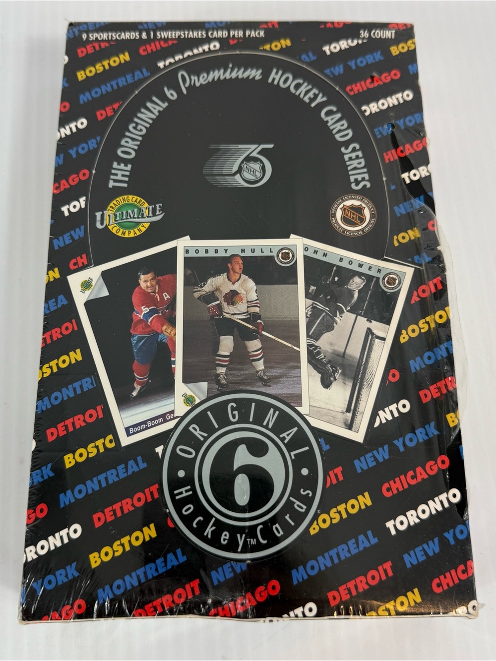 The Original 6 Premium 1992 Hockey Card Series Ultimate Trading Card Company New